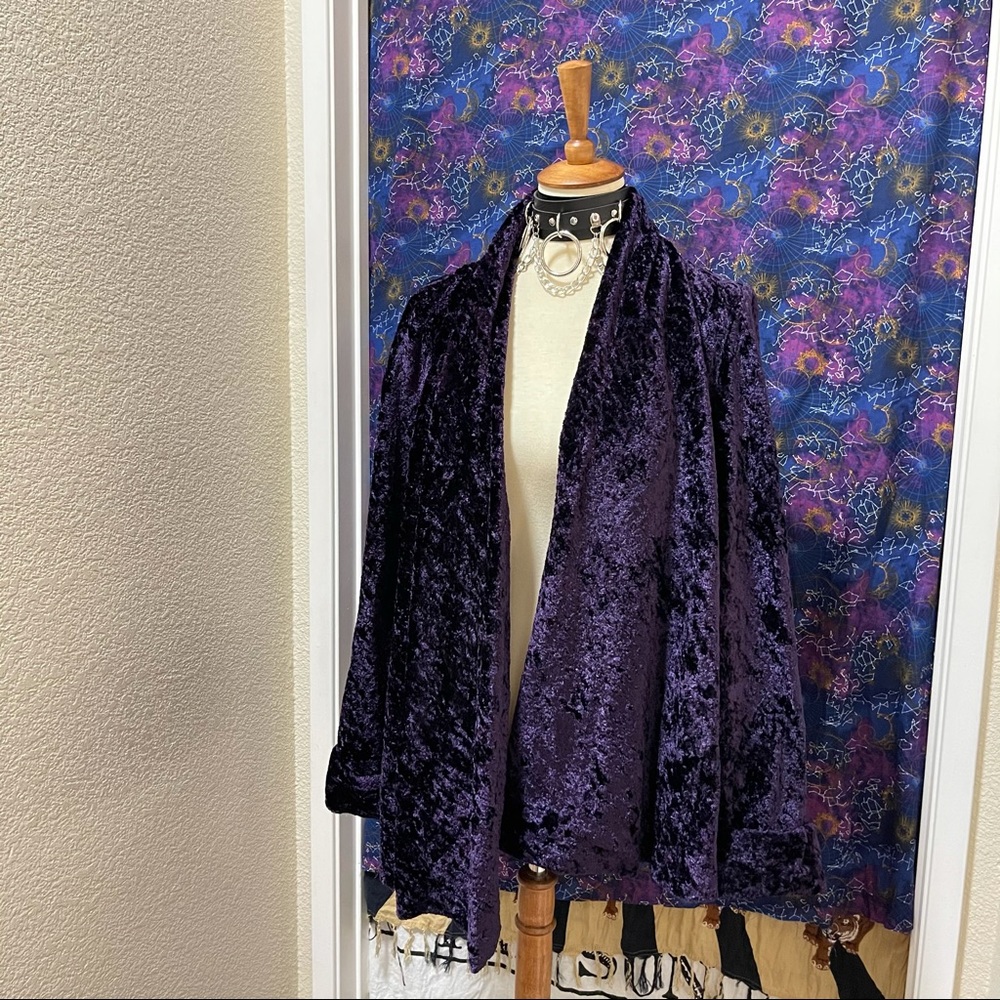 🌈 Amazing mystic Vintage velvet cardigan - Picture 4 of 11